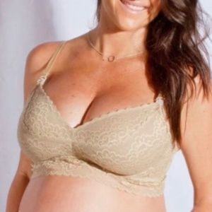 Ayla Luxury Lace Nursing and Handsfree Pumping bra